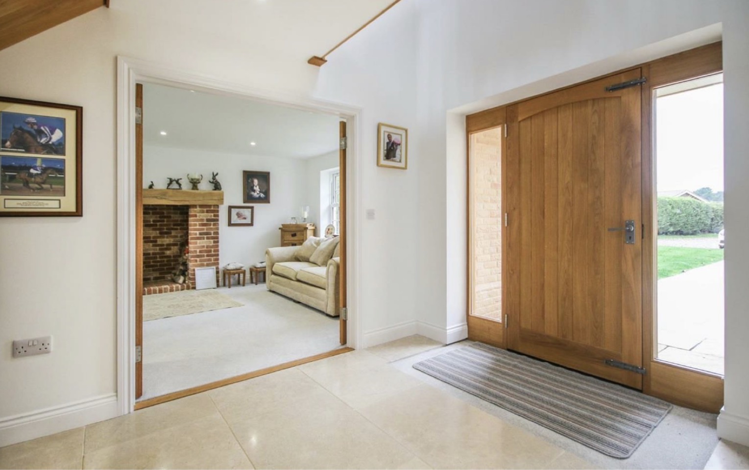 Bespoke timber front door