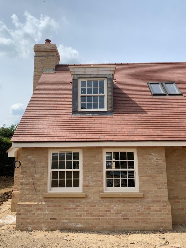 Roof tiling and dormer detail